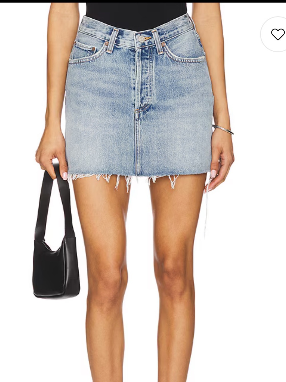 NWOT AGOLDE V WAIST MINI SIZE 26